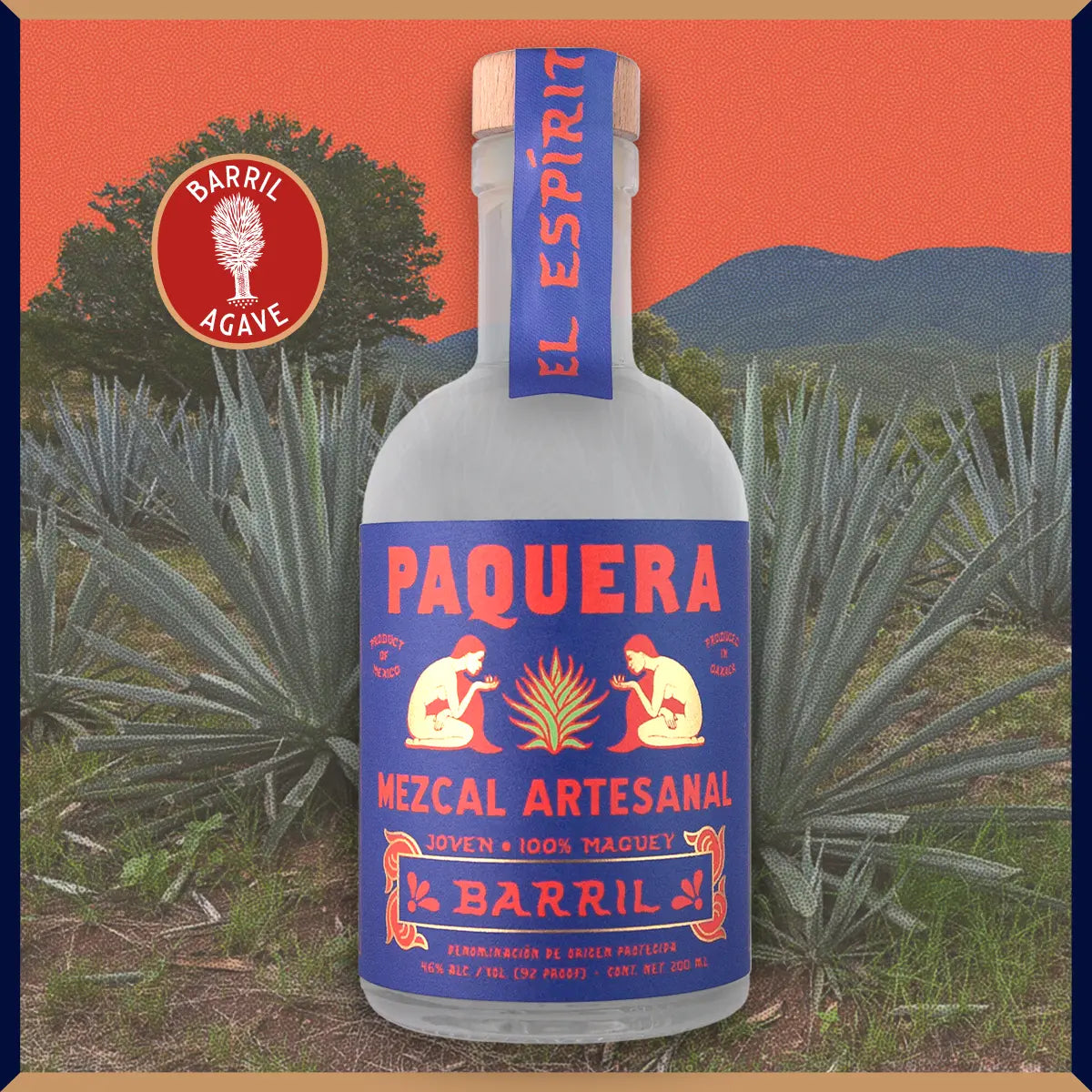 Paquera Mezcal 200ml Barril