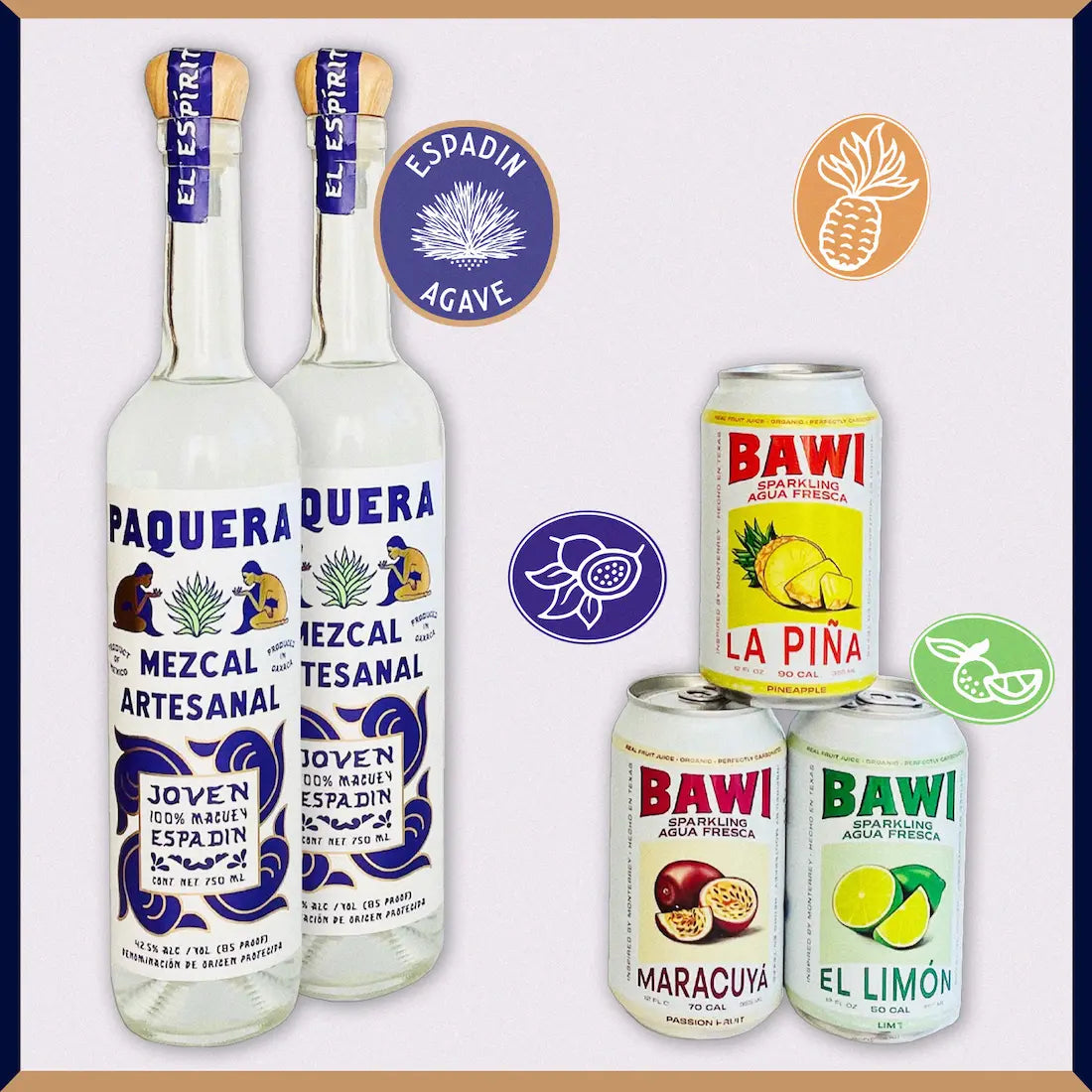 Paquera Mezcal x Bawi Cocktail Bundle